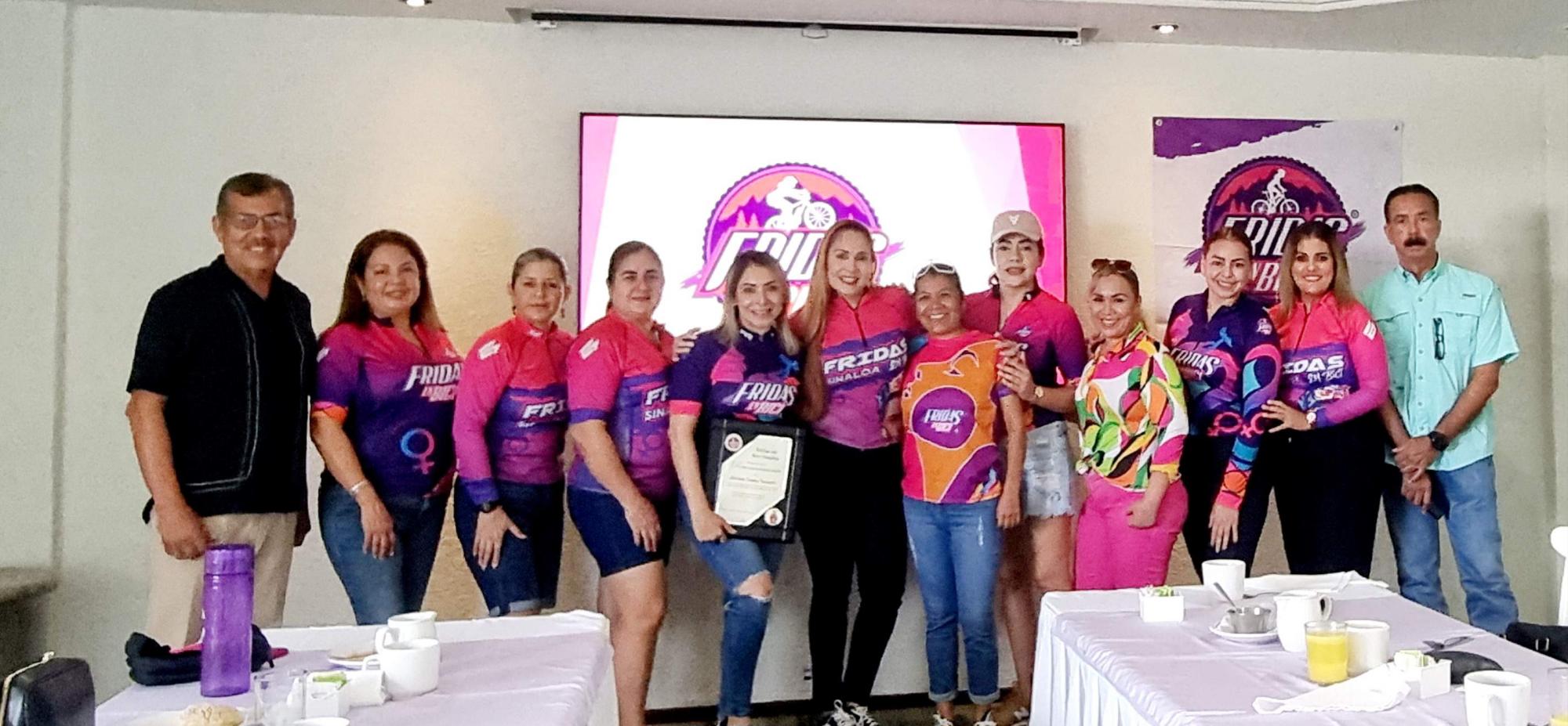 $!Cristina Angulo es la nueva líder estatal del Club de Ciclismo Fridas en Bici Sinaloa