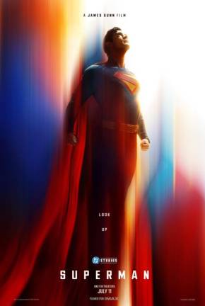 Superman lanza el primer póster de su película para 2025