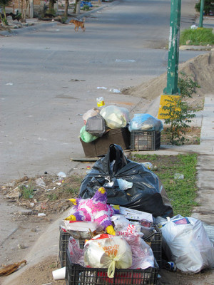 Acusan mala recolección de basura en Urbi Villas del Real