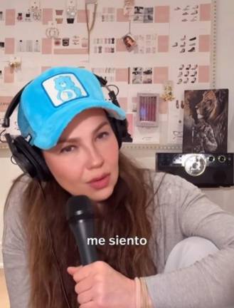 Thalía habla sobre la partida de su hermana Ernestina Sodi.