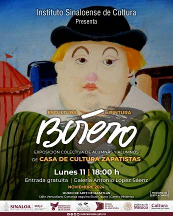 Compartirán su versión de la obra de Botero