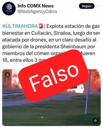 Desmiente SSP presunta explosión de gas Bienestar en Culiacán