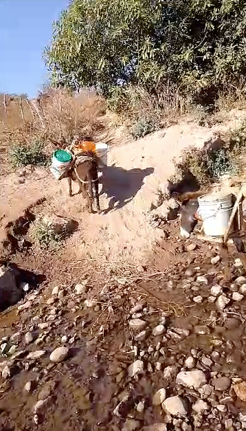 $!Reclaman en El Trébol II, en Escuinapa, solución a la falta de agua