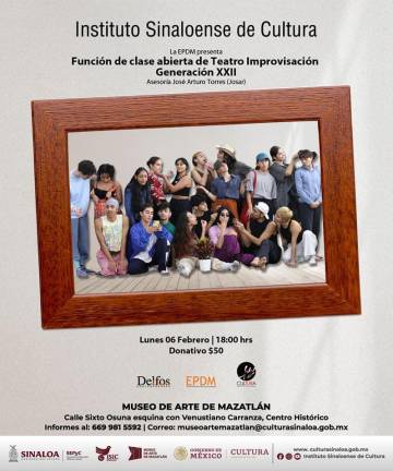 Presentarán una serie de muestras de danza contemporánea y teatro de parte de alumnos de la EPDM