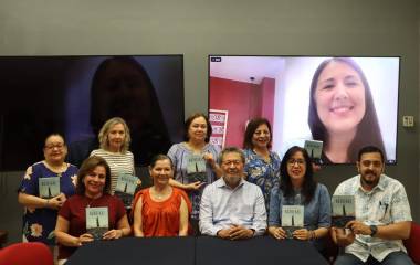 El Club de Lectura Efecto Tequila durante la sesión.