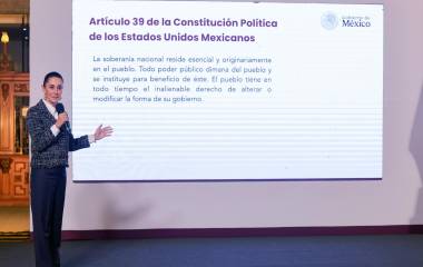 Claudia Sheinbaum dijo que formalmente aún no se les ha notificado la orden de eliminar la reforma del DOF.