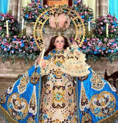 En Matatán, Rosario, festejan los 318 años de la Virgen de la Candelaria