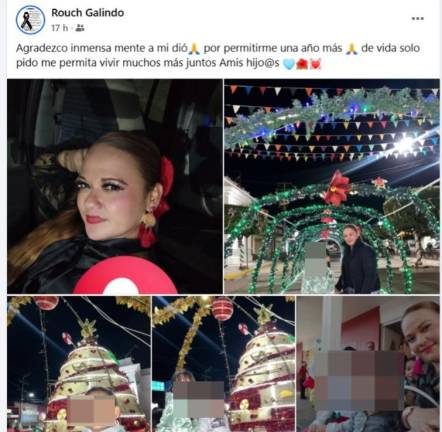 Reportan en Rosario la privación de la libertad de Rosa Isabel Galindo, madre de tres hijos. Este viernes, ella publicaba en redes sociales una felicitación propia por su cumpleaños.