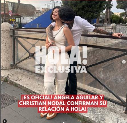 Confirman Ángela Aguilar y Christian Nodal su romance