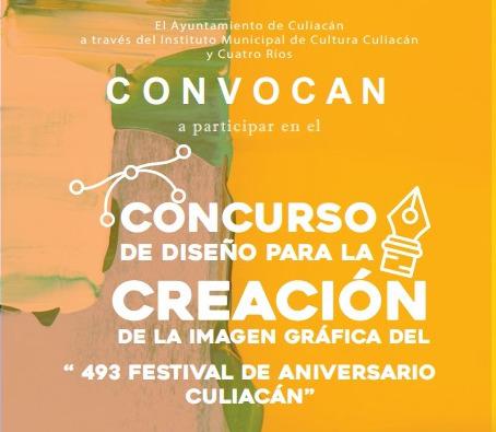 $!Invitan a concurso de diseño de la imagen gráfica al ‘493 Festival del Aniversario de Culiacán’