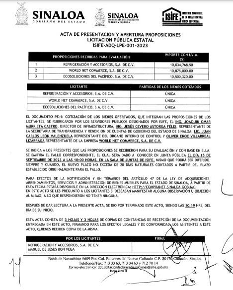 $!Retrasan fallo de licitación por minisplits para escuelas de Sinaloa; ya van 9 días