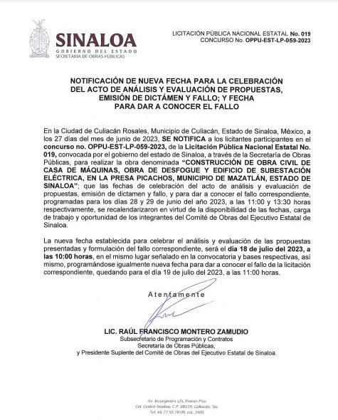 $!Destinarán $218 millones más a trabajos en la Presa Picachos