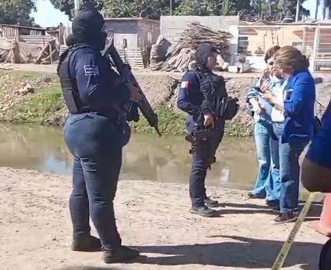 El cuerpo fue encontrado en un canal del poblado Toboloto.