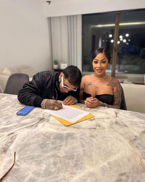 $!¡Ya son marido y mujer!, se casan en secreto Anuel AA y Yailín