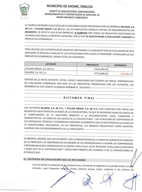 $!Entrega Ayuntamiento de Ahome contrato para adquisición de uniformes de personal sindicalizado