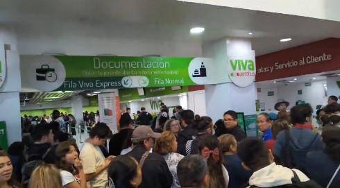 La falla informática ocasionó que en el Aeropuerto Internacional de la Ciudad de México se registraran problemas con las aérolíneas.
