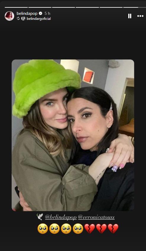 $!Belinda la recordó a través de sus historias de Instagram.