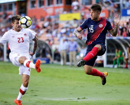 Costa Rica apenas empató con Canadá en Copa Oro