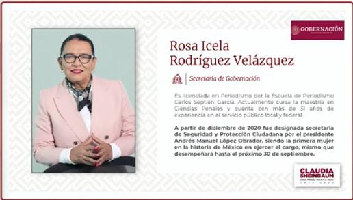 $!Rosa Icela a Gobernación y Harfuch en Seguridad, los nombramientos de Claudia Sheinbaum