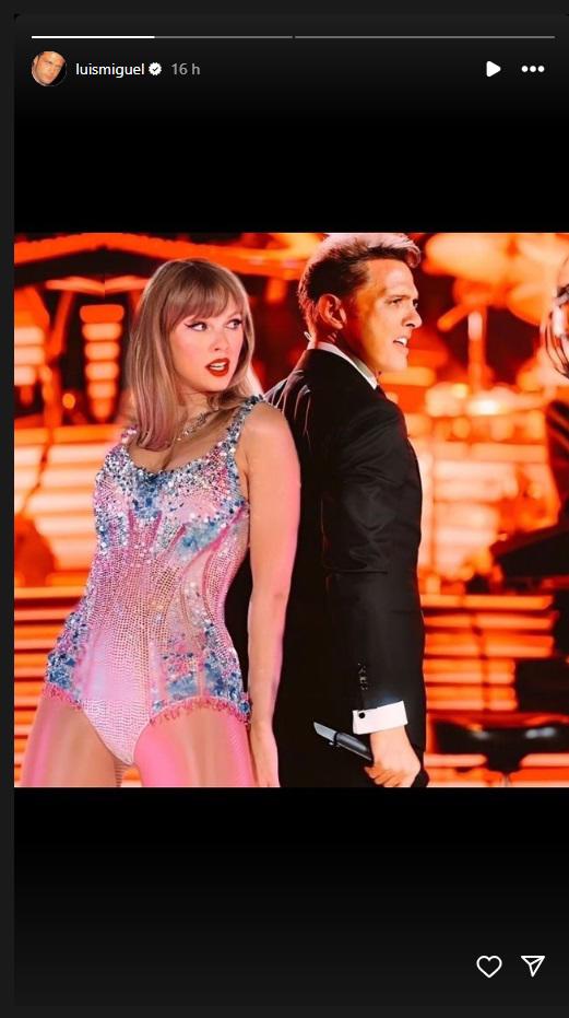 $!Comparte Luis Miguel foto junto a Taylor Swift