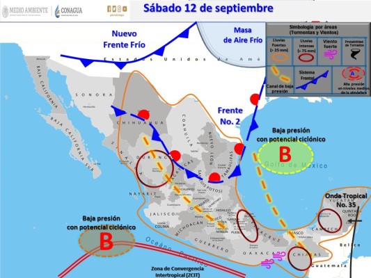 Prevén lluvias fuertes y tormentas eléctricas para Sinaloa este fin de semana