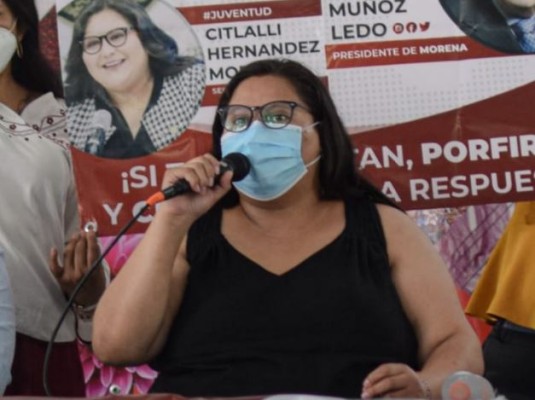 Ofrece Citlali Hernández Mora reconciliación en Morena