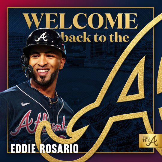 $!Bravos de Atlanta firman a Eddie Rosario por dos años