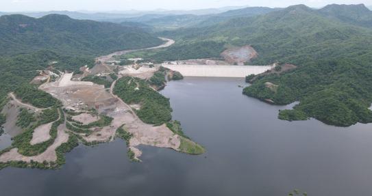 $!Por lluvias, tiene la Presa Santa María, en Escuinapa, 20% más de captación de agua