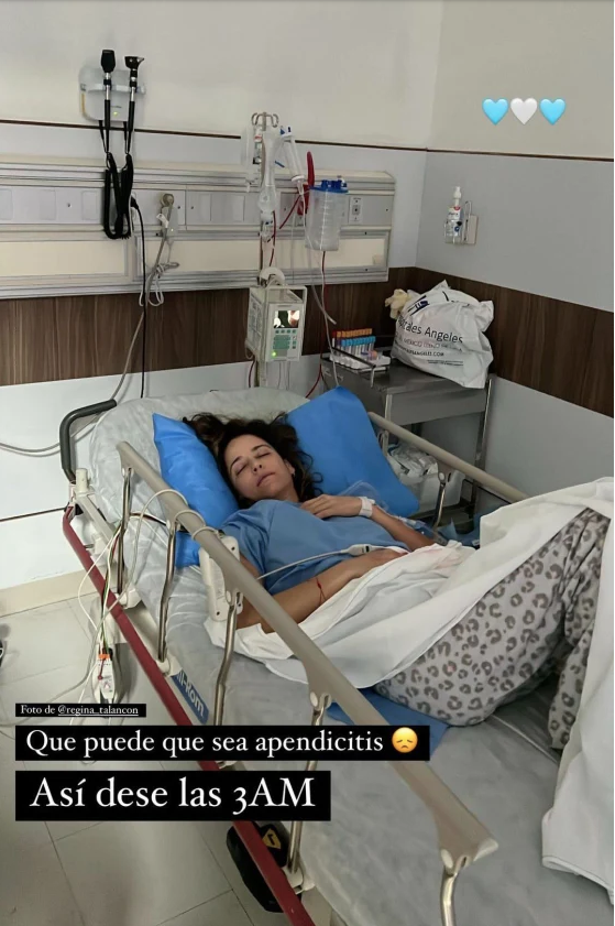 $!Ingresa Ana Claudia Talancón a hospital de emergencia