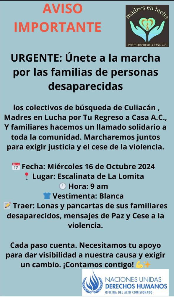 $!Buscadoras de personas desaparecidas marcharán este miércoles