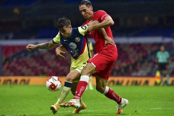 América y Toluca empatan a un gol.