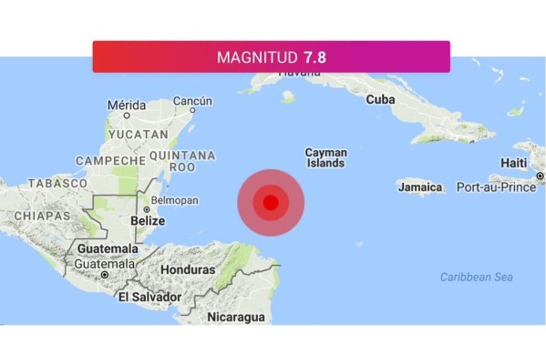 Un terromoto de  pega duro a Honduras y la alerta de tsunami alcanza a  México, incluso a EU