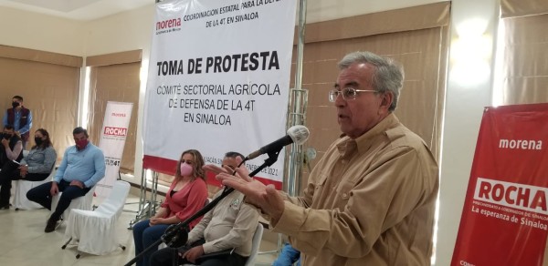 Con Rocha Moya, toman protesta al Comité Sectorial Agrícola de Defensa de la 4T