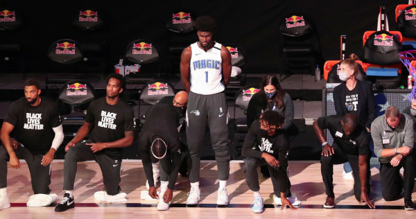 El jugador tampoco vistió la camiseta del movimiento Black Lives Matter.