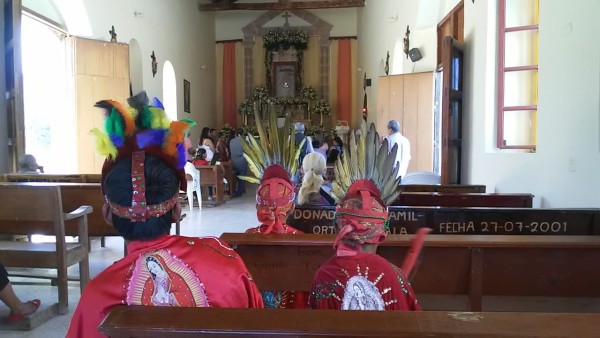 En Matatán, Rosario, celebran 317 años del patrocinio de la Virgen de la Candelaria