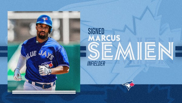 Marcus Semien firmó por una temporada con los Azulejos de Toronto.