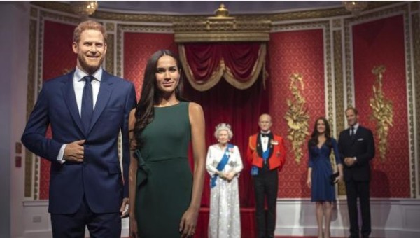 Museo de cera de Londres saca a Enrique y Meghan de la familia real