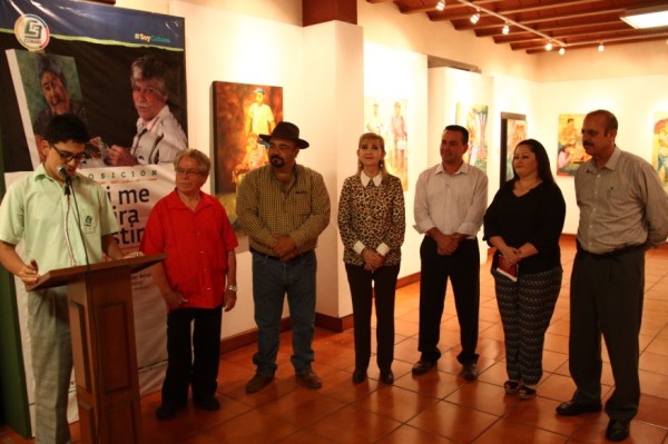 José Uriarte, durante la inauguración.