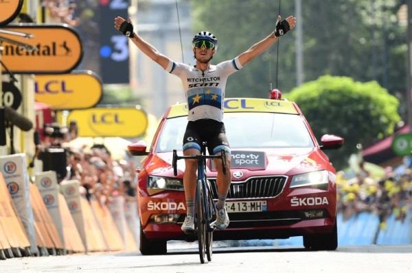 Matteo Trentin muestra olfato y piernas en la etapa 17 del Tour de Francia