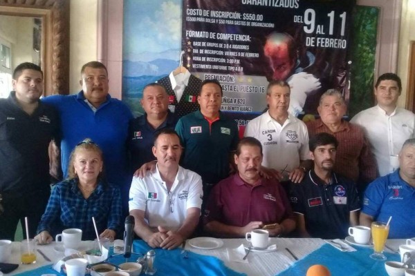 Duelistas de diferentes estados del país participan en la primera Copa Carnaval Mazatlán 2018 de Billar