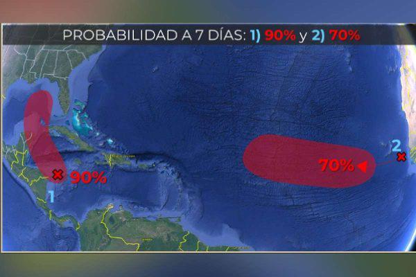 $!Tormenta tropical John se fortalece y se acerca a Oaxaca; prevén lluvias torrenciales en Guerrero y Chiapas