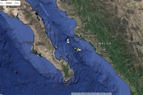 Registró el Golfo de California en julio hasta 80 sismos