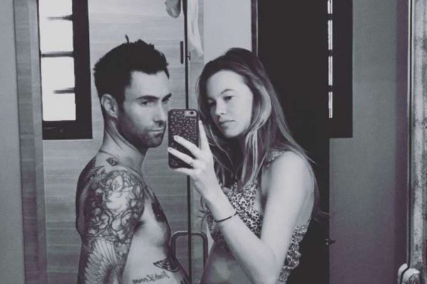 Adam Levine y Behati Prinsloo