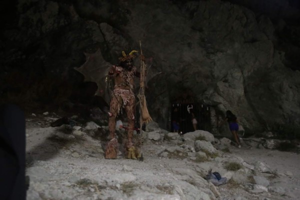 Y sí, el Diablo se hizo presente en la cueva, en Mazatlán