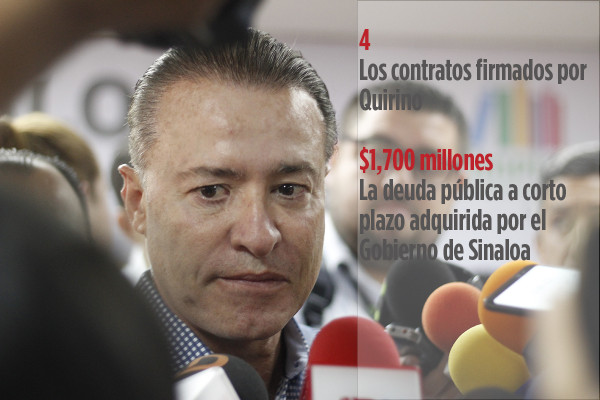 Al viejo estilo de Malova: Quirino firma hasta $1,700 millones en deuda a corto plazo en tres meses