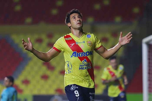 Eduardo Pérez es el referente en ataque para el Morelia. (Cortesía Morelia)