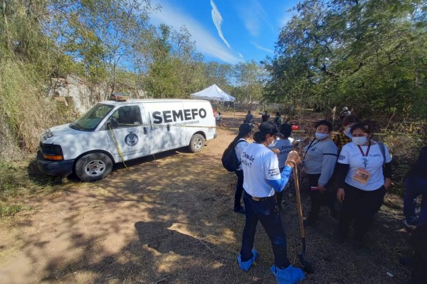 Sabuesos Guerreras siguen encontrando restos en Culiacancito: suman cuatro cuerpos hallados en fosas clandestinas