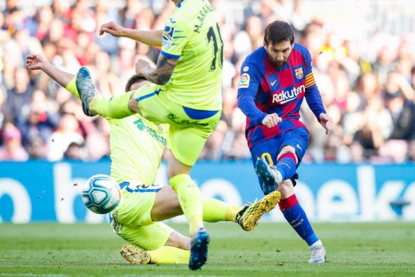 Lionel Messi luce dando asistencias. (Foto: Twitter @FCBarcelona_es)