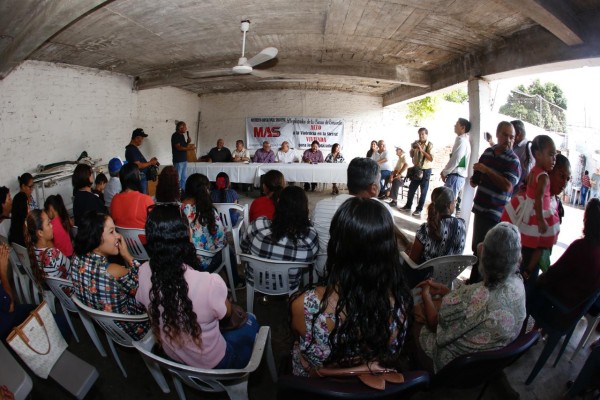 Desplazados por la violencia de la sierra de Concordia demandan viviendas