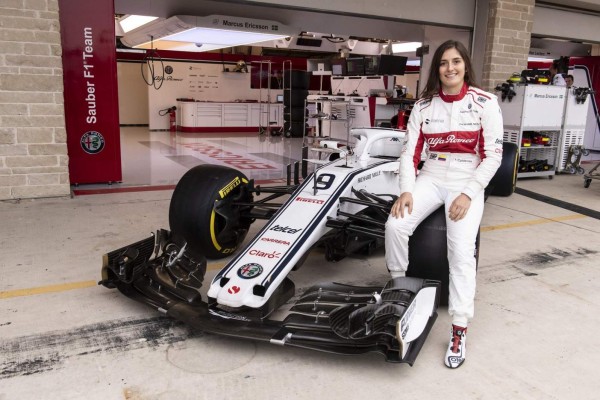 Tatiana Calderón hará historia el próximo martes. (Foto: Sauber F1 Team)